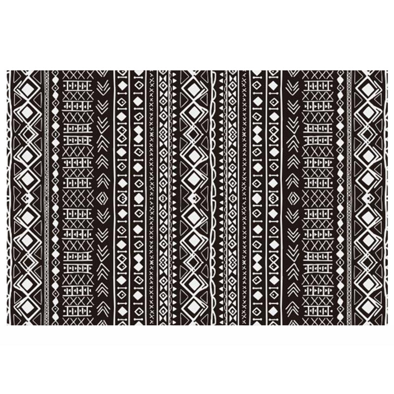 Rode toon Shabby Chic Rug Polyester Carpet Tribal Patroon binnen Tapijt HUG Easy Care voor huizendecoratie