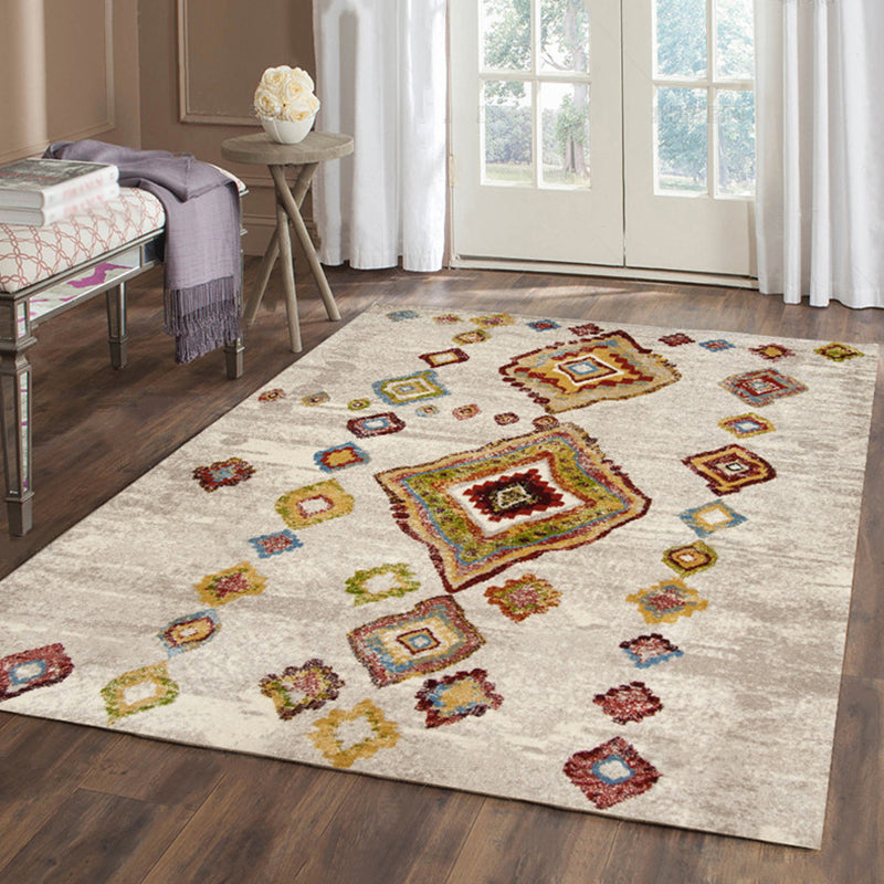 Boheemse tribale patroon Tapijten Multicolor polyester Area Tapijt Non-slip achterste tapijt voor woonkamer