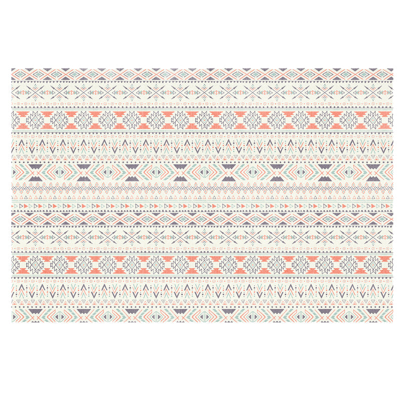 Boheemse tribale patroon Tapijten Multicolor polyester Area Tapijt Non-slip achterste tapijt voor woonkamer