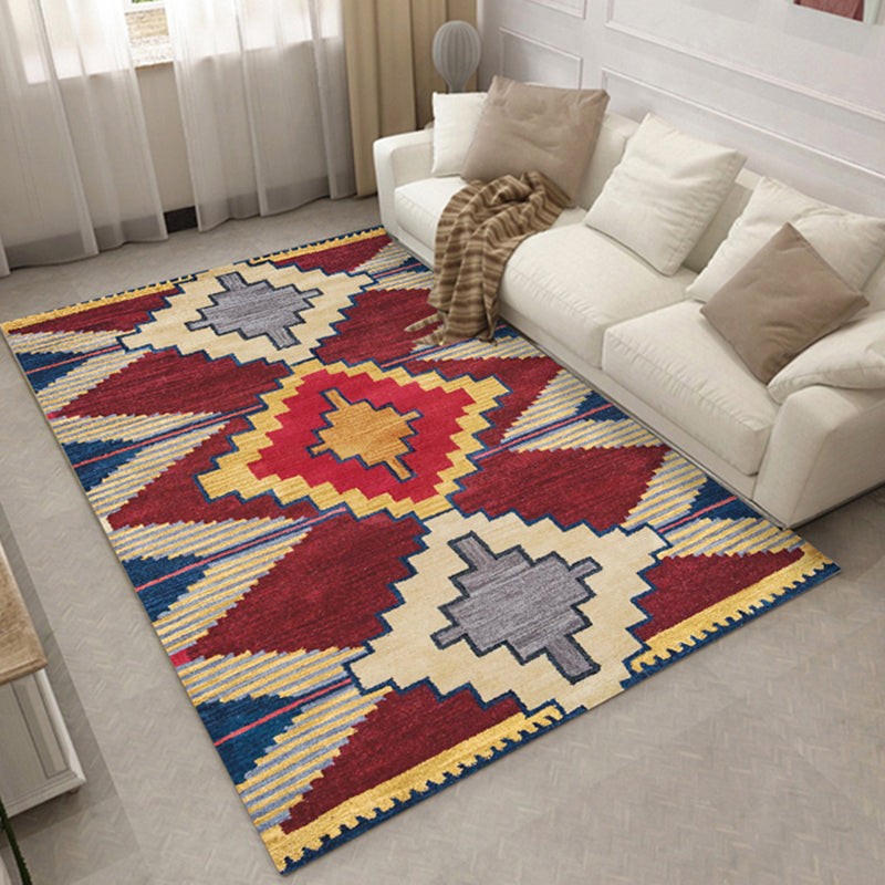 Witte toon boho tapijten polyester tapijt tribal classicisme binnen tapijt niet-slip steun voor woonkamer