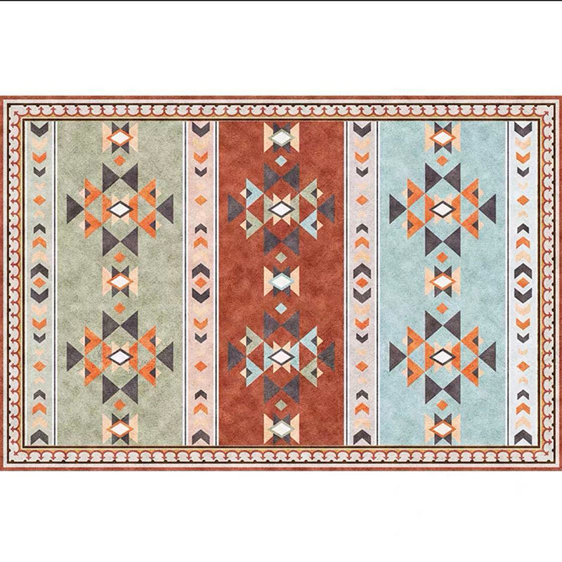 Multicolor Home Decor Tapijt klassieke tribale afdrukruimte Tapijwist met niet-slip achterste tapijt