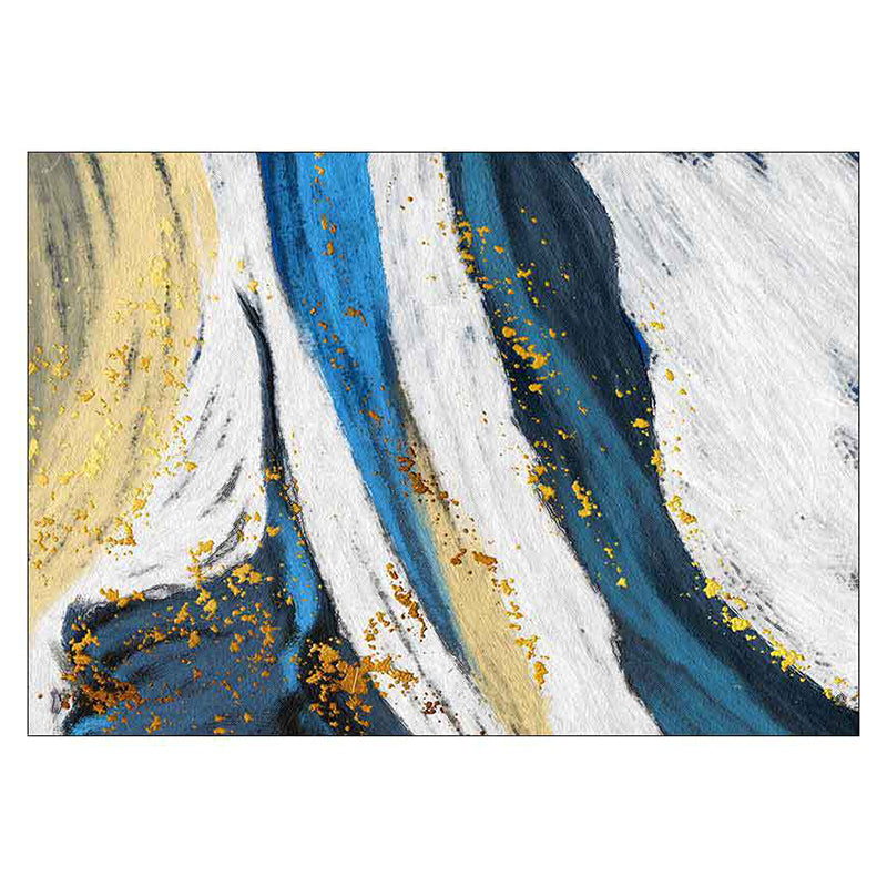 Trendy Watercolor Printed Area Rug Modern Rectangle Carpet Friendly Washable Rug for Living Room