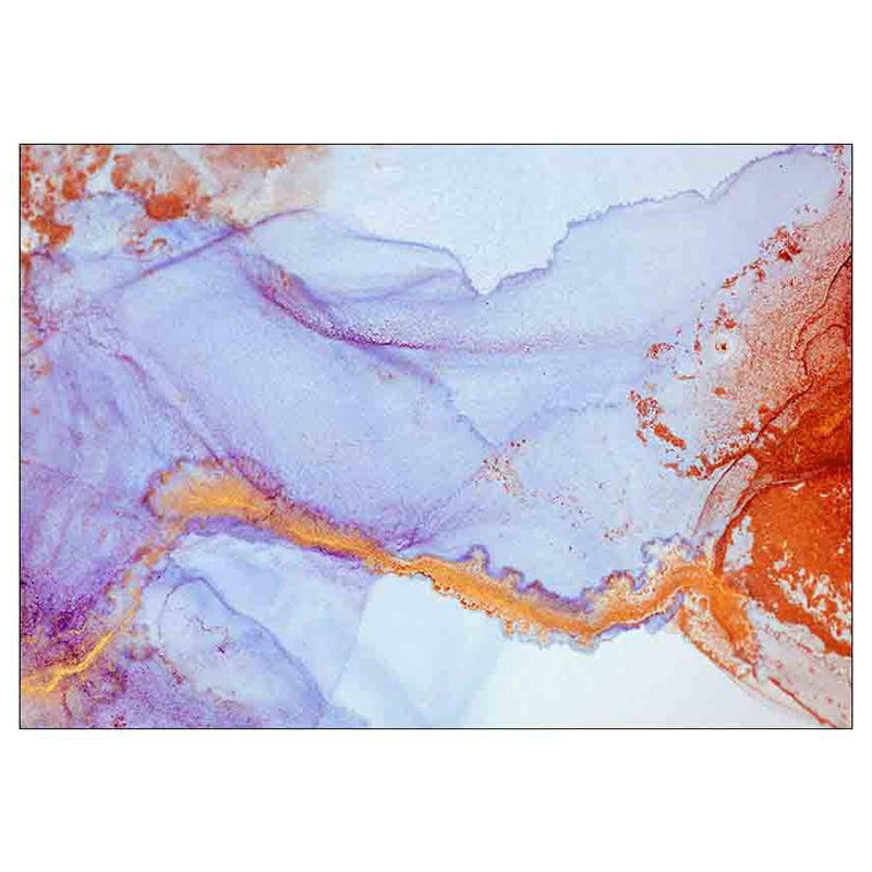 Trendy Watercolor Printed Area Rug Modern Rectangle Carpet Friendly Washable Rug for Living Room