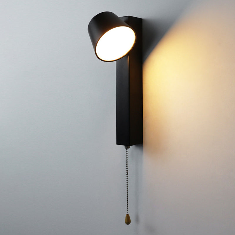 Nordische geometrische Wandleuchte Beleuchtung Metall Wohnzimmer LED -Wandleuchte mit Pull -Kette
