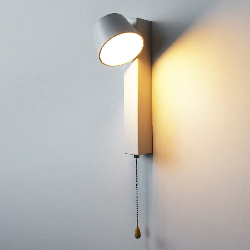 Nordische geometrische Wandleuchte Beleuchtung Metall Wohnzimmer LED -Wandleuchte mit Pull -Kette