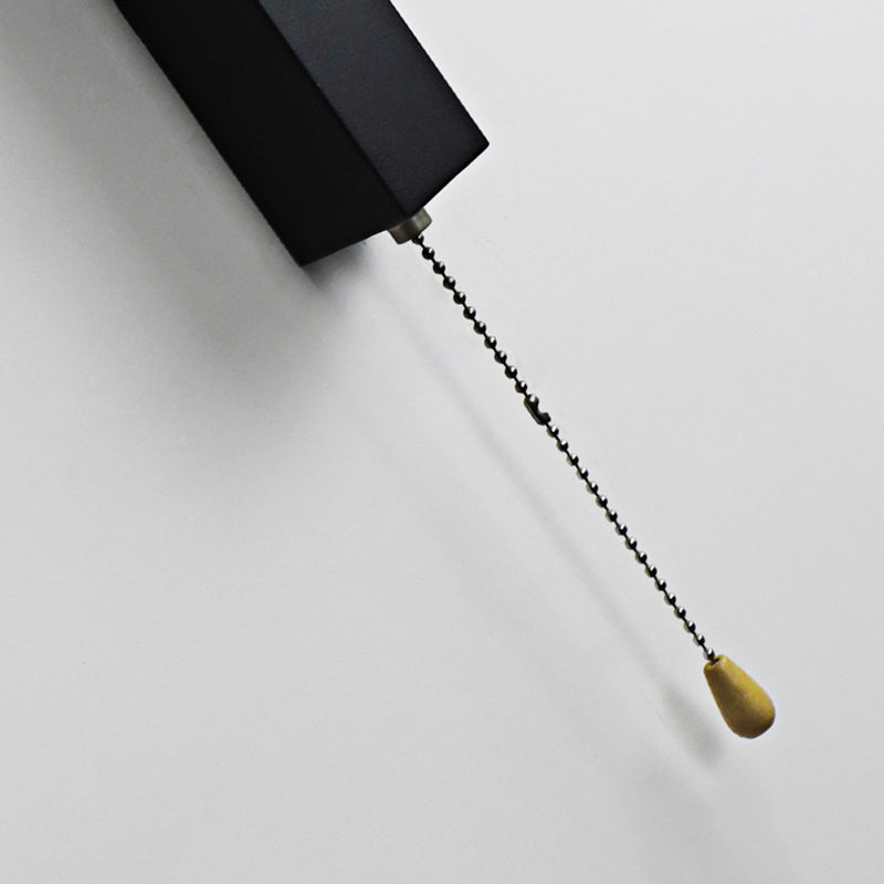 Nordische geometrische Wandleuchte Beleuchtung Metall Wohnzimmer LED -Wandleuchte mit Pull -Kette