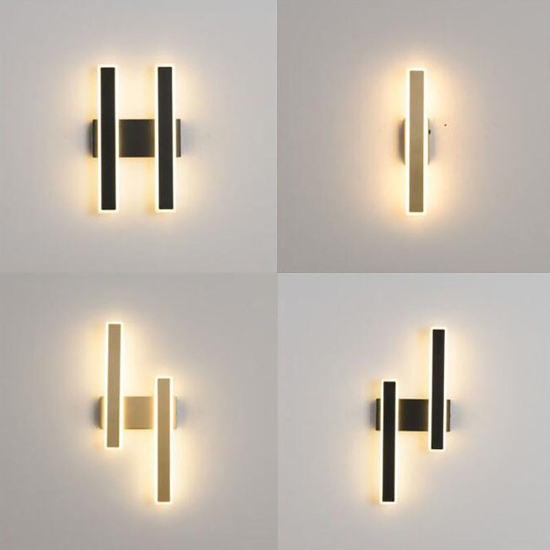 Fun a parete rettangolare per la parete della camera da letto Simplicità a parete LED Apparecchio di illuminazione montata