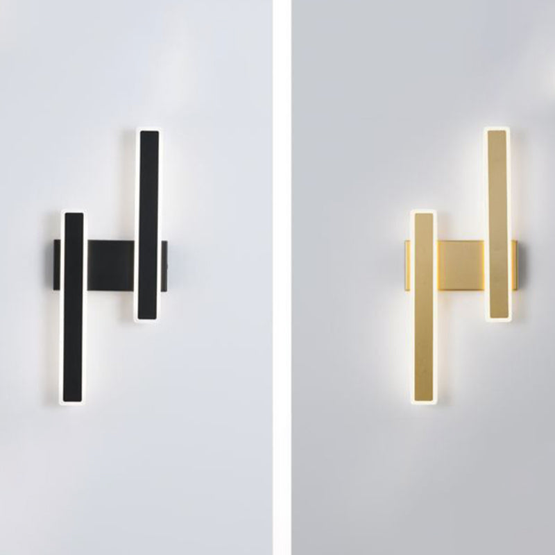 Fun a parete rettangolare per la parete della camera da letto Simplicità a parete LED Apparecchio di illuminazione montata