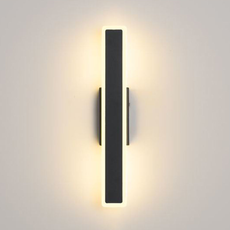 Fun a parete rettangolare per la parete della camera da letto Simplicità a parete LED Apparecchio di illuminazione montata