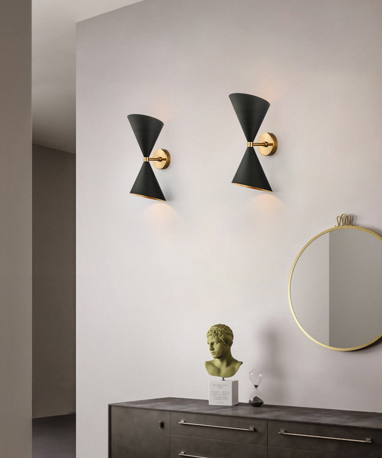 Metal Cone Wall Mounted Light Fixture Modern Bedroom Wall Mounted Light Fixture