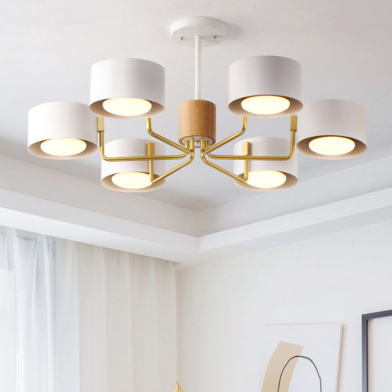 Modern Ceiling Light Wood Light Color of Macarons Bedroom Shop Hotel Light