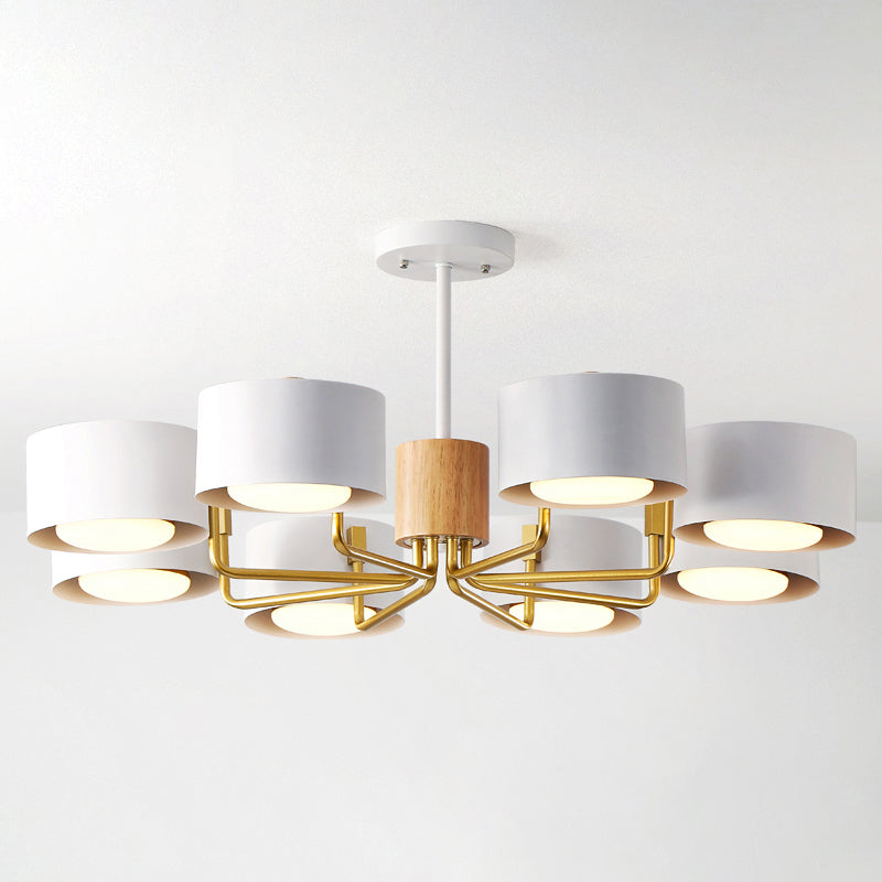 Modern Ceiling Light Wood Light Color of Macarons Bedroom Shop Hotel Light