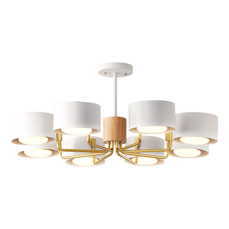 Modern Ceiling Light Wood Light Color of Macarons Bedroom Shop Hotel Light