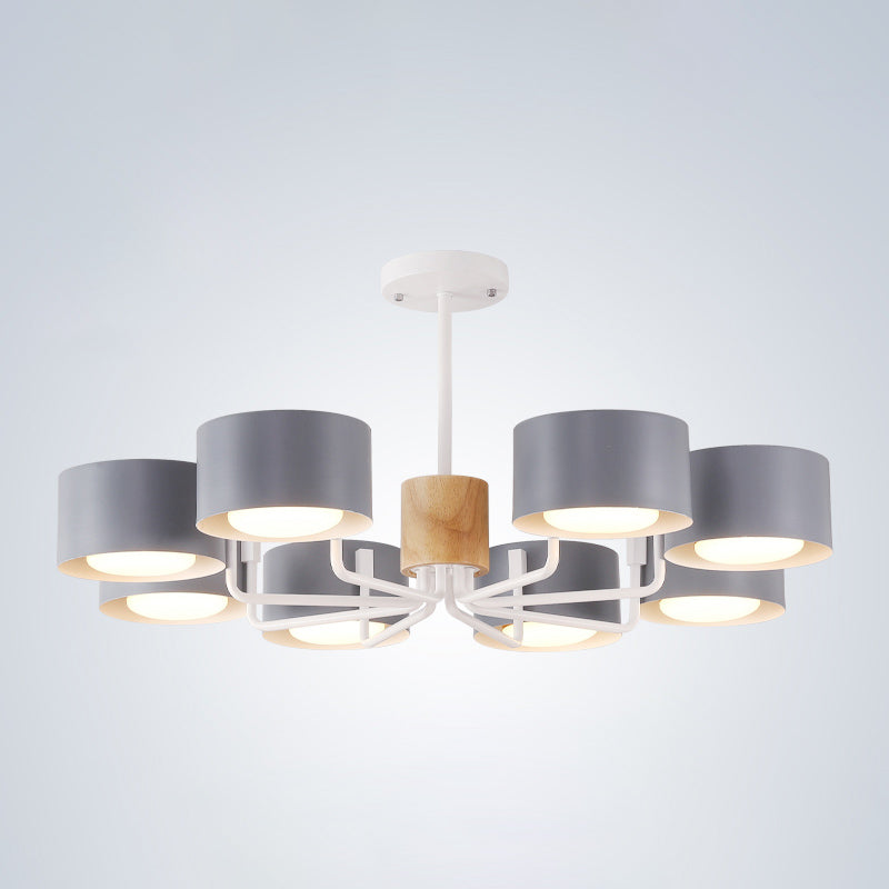 Modern Ceiling Light Wood Light Color of Macarons Bedroom Shop Hotel Light