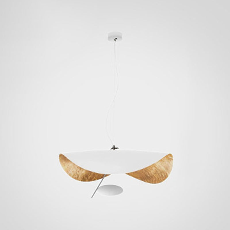 Lacquered Metal LED Pendant Light in Modern Luxury Style Wrought Iron Hanging Light for Dining Room