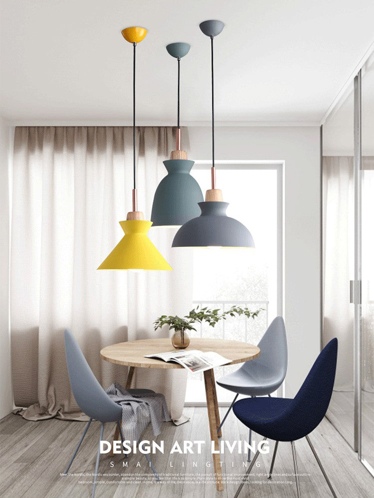 Metall 1 hängende Anhänger Lichter moderner Esszimmer Down Lighting Anhänger