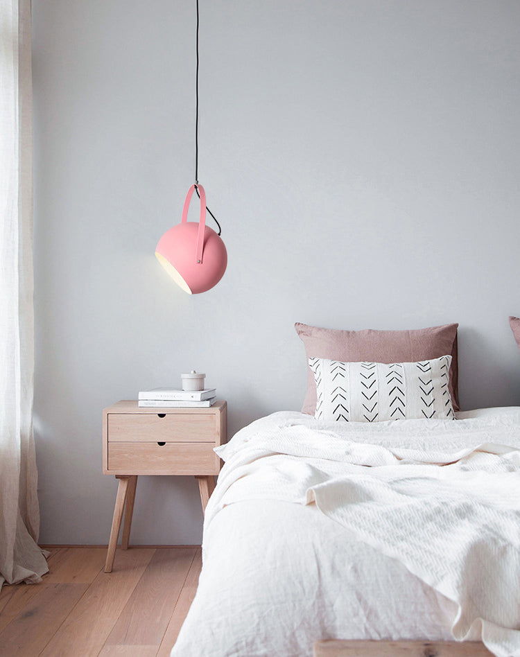 1 Light Metal Pendant Lighting Fixtures Modern Pendulum Dining Room Hanging Pendant Lights