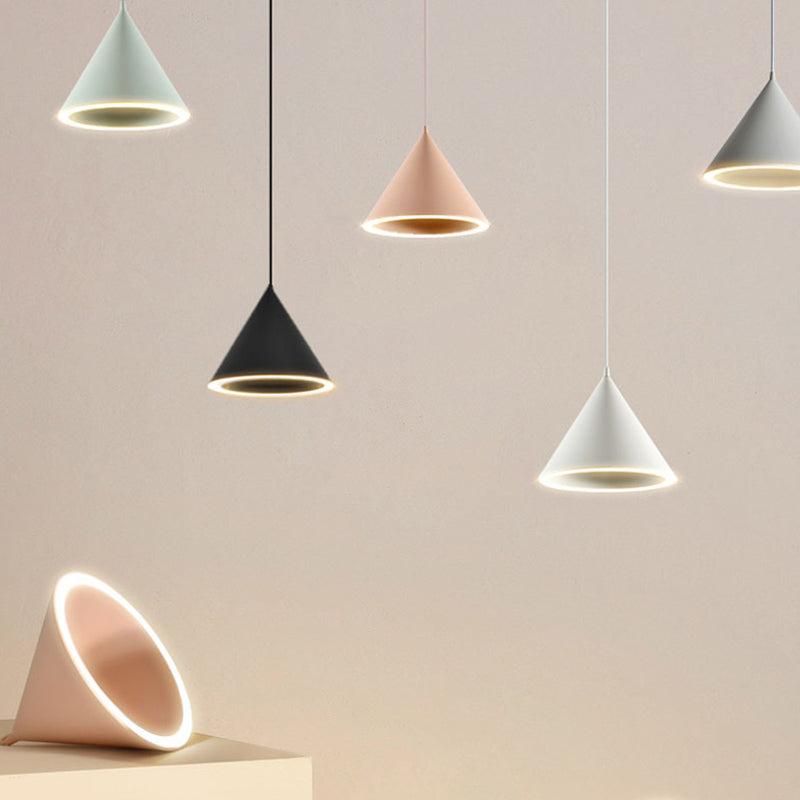 Metallkegel hängende Anhänger Lichter moderner Esszimmer Down Lighting Anhänger