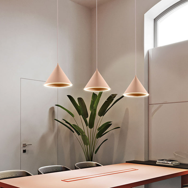 Metallkegel hängende Anhänger Lichter moderner Esszimmer Down Lighting Anhänger