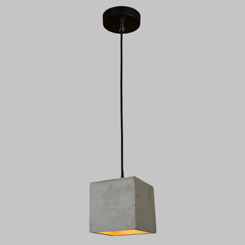 Modern Ceiling Pendant Cement Single Pendant Bar Indoor Room Light