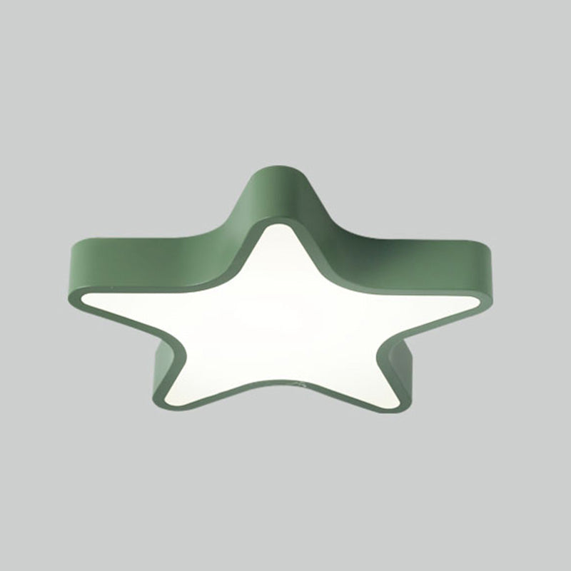 Plafonnier LED en fer forgé, plafonnier Macaron en acrylique de Style nordique moderne pour chambre à coucher