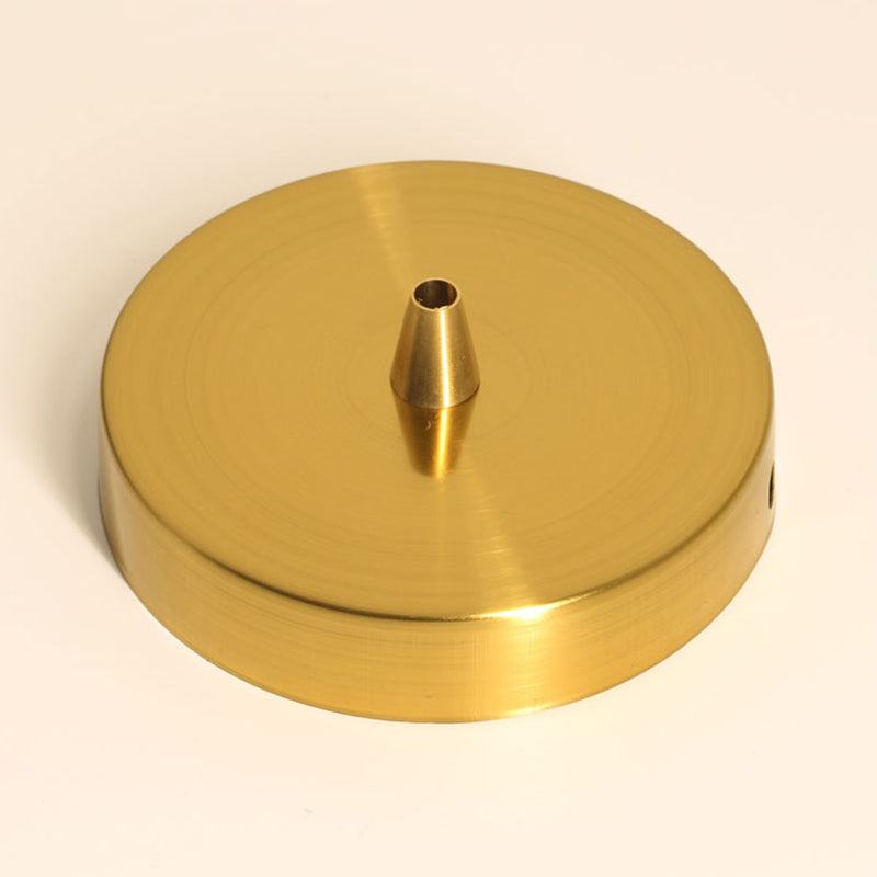 Gouden gearceerde hanglampverlichtingsarmatuur moderne stijl metalen hangend plafondlicht voor eetkamer