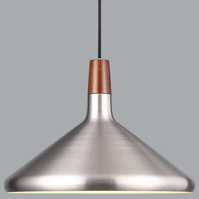 Cone Metal Pendant Ceiling Light Contemporary-Style Pendant Light Kit for Restaurant