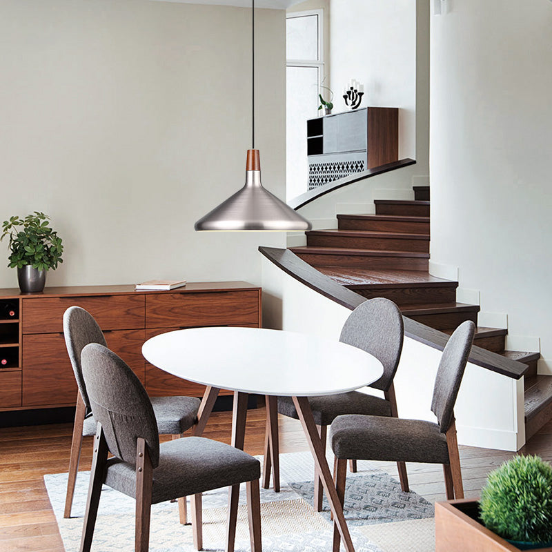 Cone Metal Pendant Ceiling Light Contemporary-Style Pendant Light Kit for Restaurant