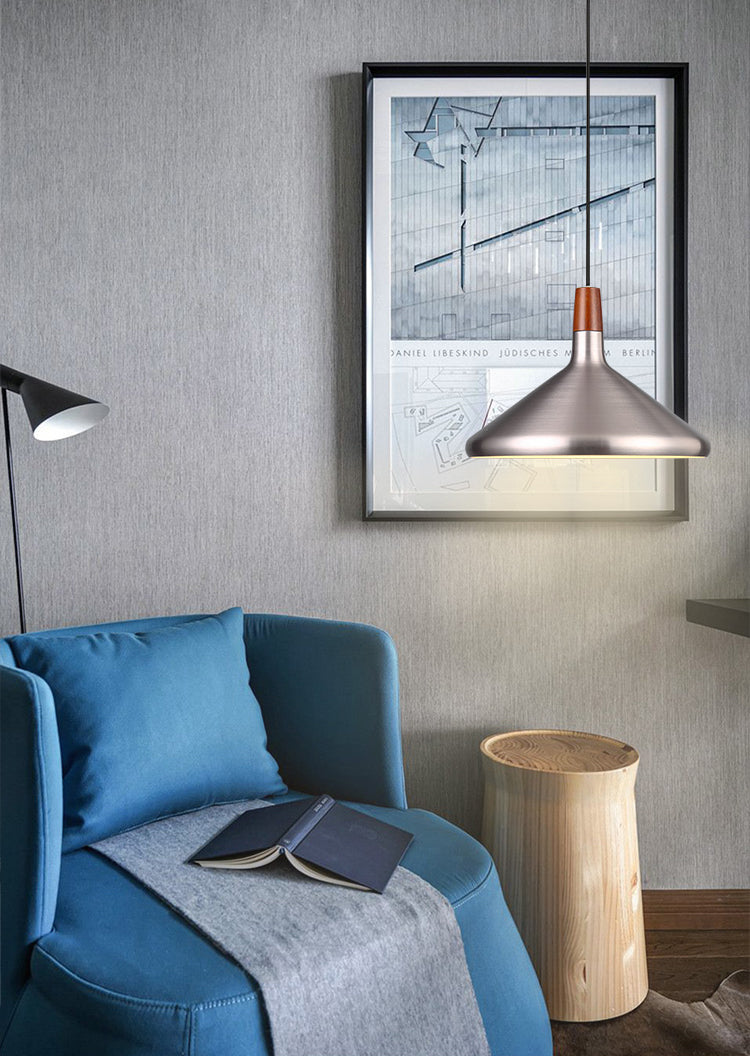 Cone Metal Pendant Ceiling Light Contemporary-Style Pendant Light Kit for Restaurant