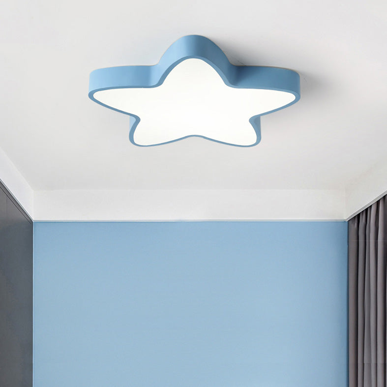 Plafonnier LED en fer forgé, plafonnier Macaron en acrylique de Style nordique moderne pour chambre à coucher