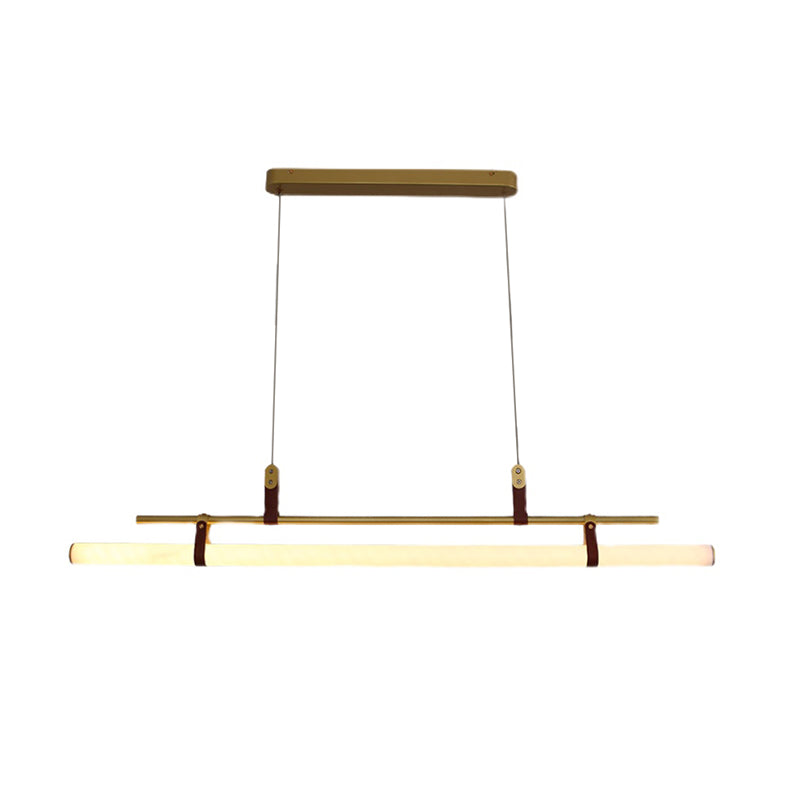 Nuovo lampada lampadario a sospensione moderno di metallo a sospensione per la luce lineare per la stanza di dinging