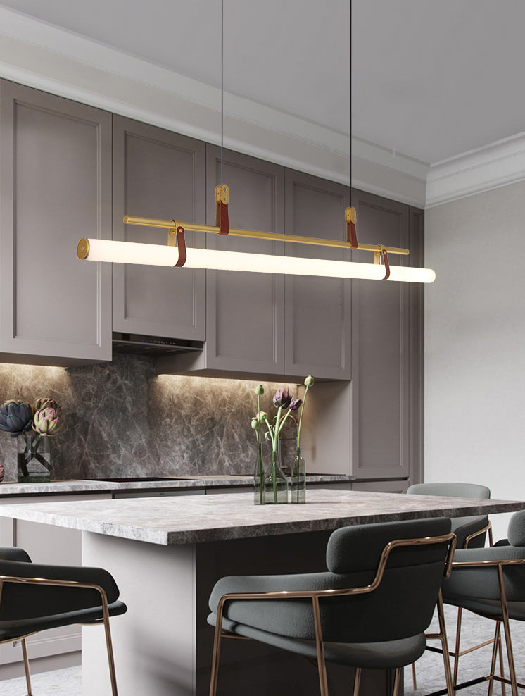 Nuovo lampada lampadario a sospensione moderno di metallo a sospensione per la luce lineare per la stanza di dinging