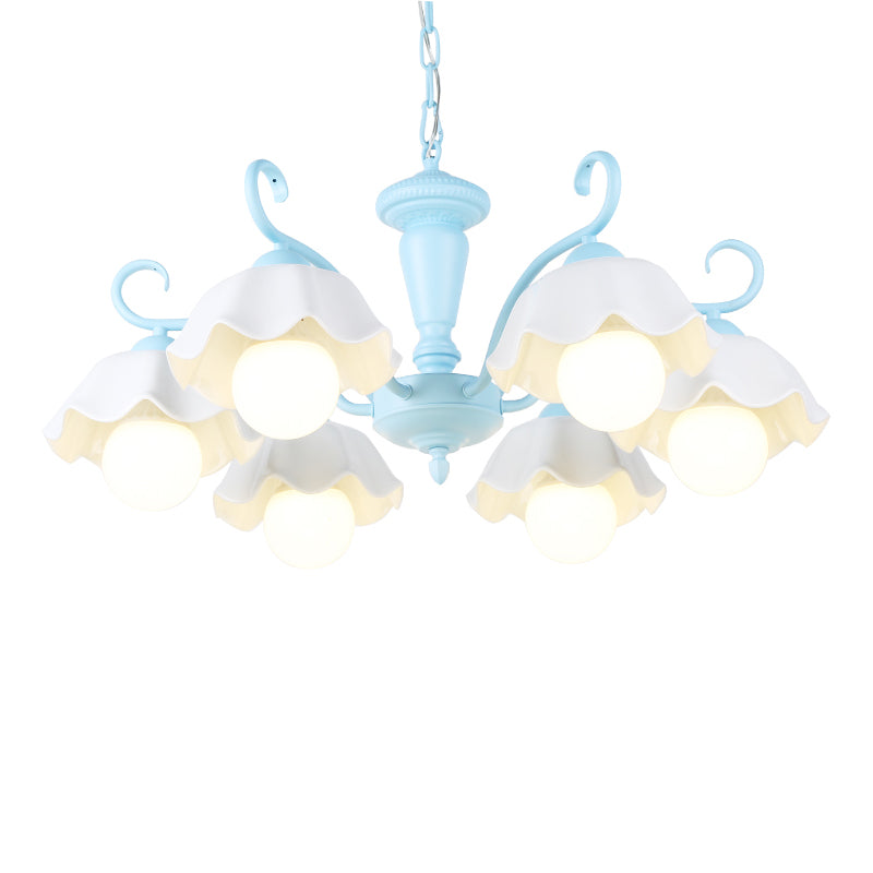 Contemporary Ceramics Ceiling Pendant Light Sputnik Hanging Pendant Light for Bedroom