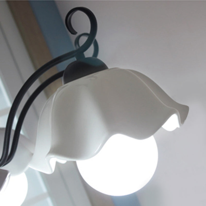 Cerámica contemporánea Luz de colgante de techo Sputnik Luz colgante de colgantes para dormitorio