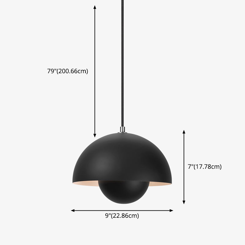 Iron Iron Contemporary sospeso a sospensione Light 1 ciondolo a 1 luce per sala da pranzo