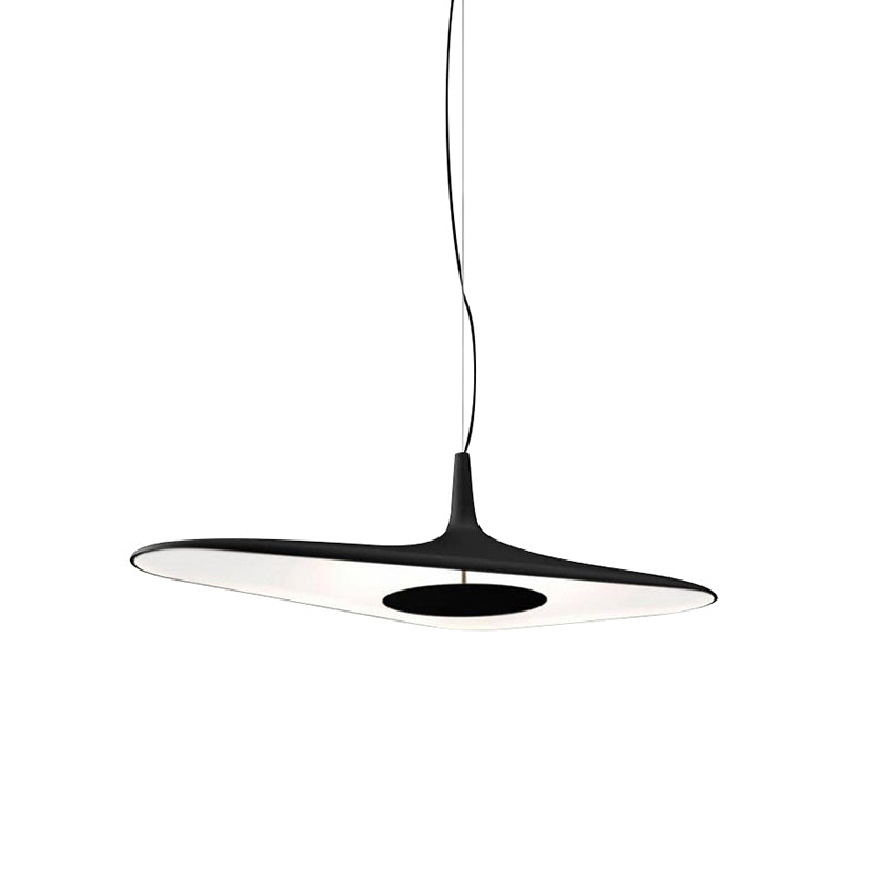 Modernes Harz-Pendel Licht Schlankes 1-Licht-LED-Deckenleuchte für Esszimmer