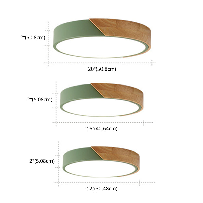 Soporte de vaciado de LED acrílico circular en estilo conciso moderno de hierro forjado de hierro forjado para espacios interiores