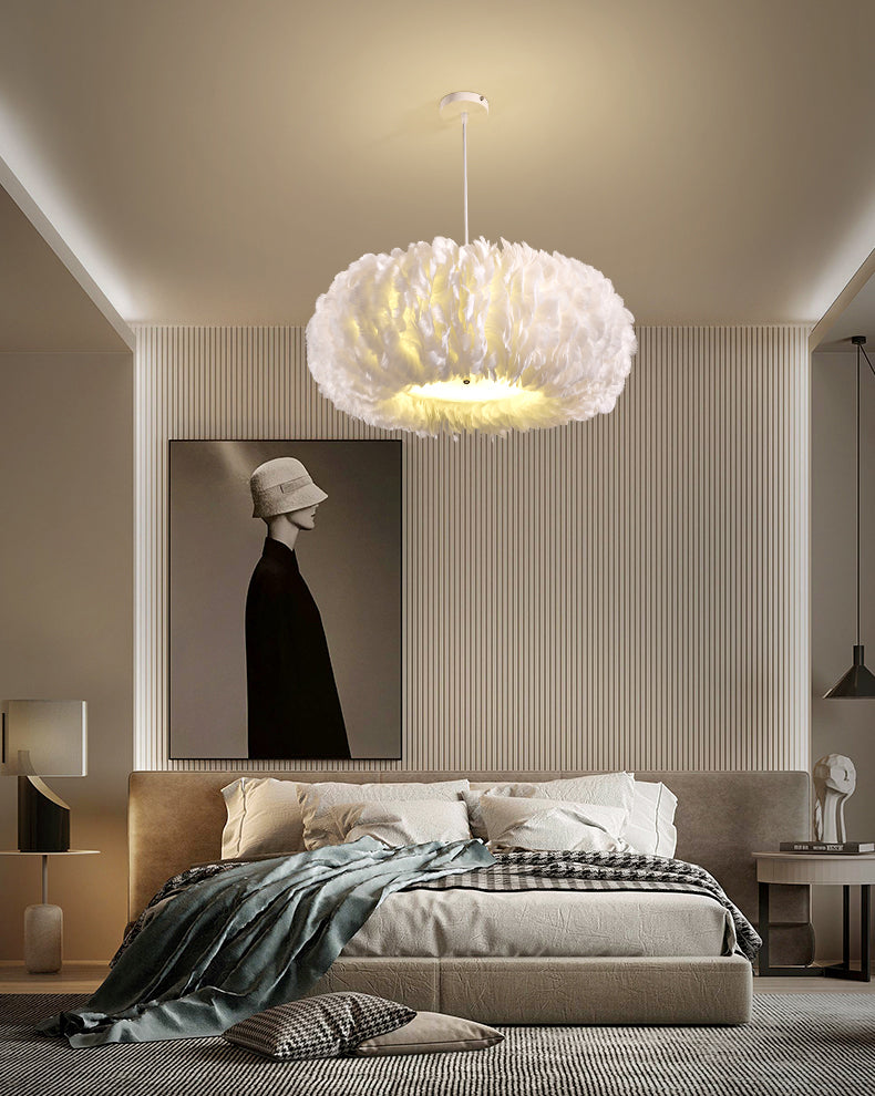 Lampada lampadina a tamburo Simplicità moderna Simplicity Shade Accampioni a sospensione per il ristorante