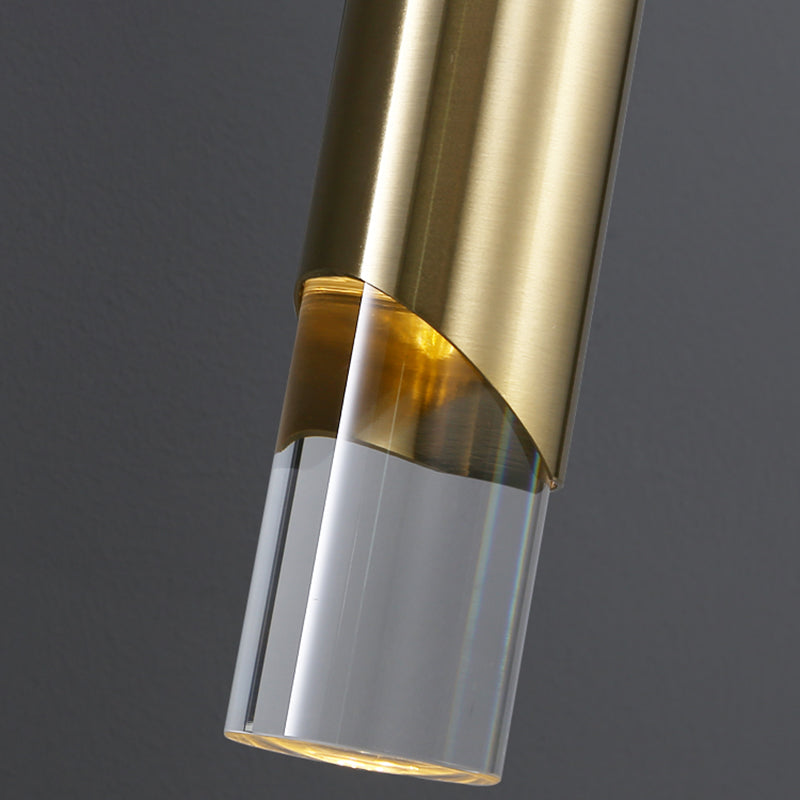 Postmodern Simplicity Cylinder Ceiling Suspension Lamp Acrylic Ceiling Lights Fixture for Restaurant