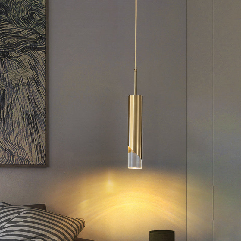 Postmodern Simplicity Cylinder Ceiling Suspension Lamp Acrylic Ceiling Lights Fixture for Restaurant