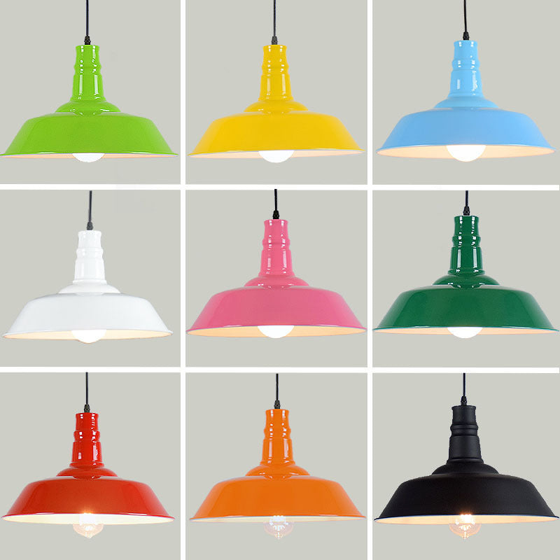1 leichte Scheunendecke Anhänger Industrial Style Metal Hanging Leuchten für das Restaurant