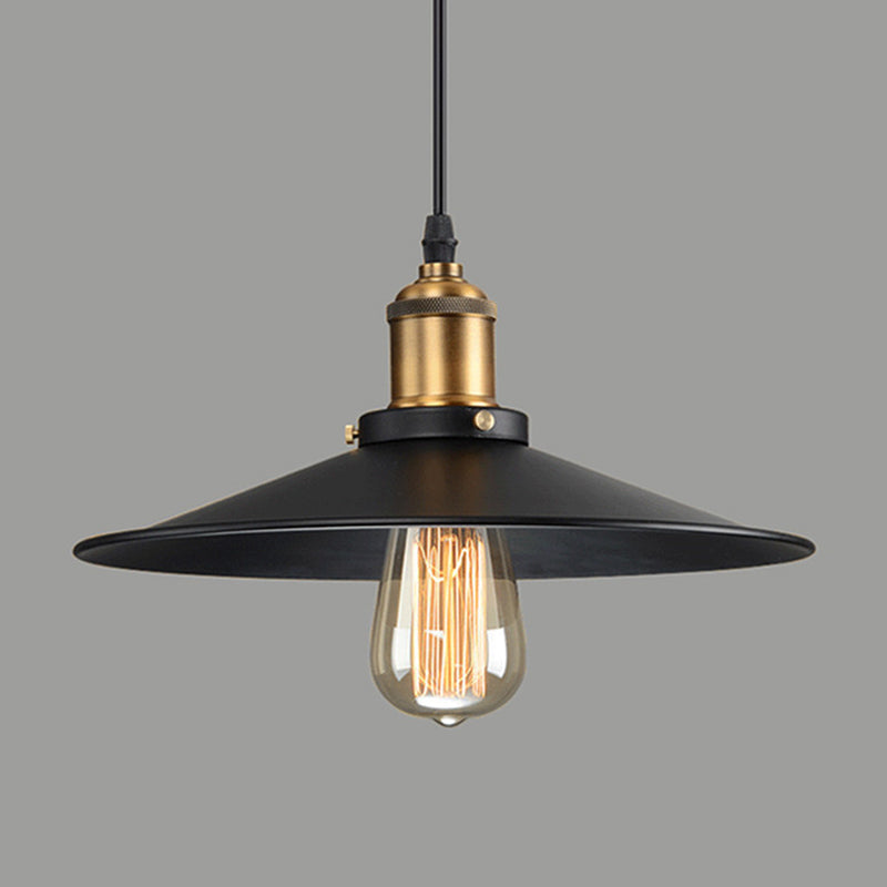 1 leichte ausgestellte hängende Deckenleuchten Industrial Style Metal Anhänger für Bekleidungsgeschäft