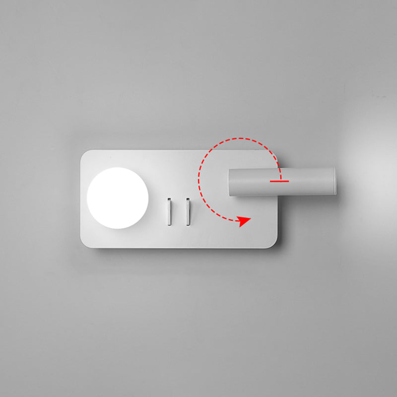 Modern Simplicity Style Bedside Reading Lamp Spotlight Design LED Wall Sconce for Bedroom