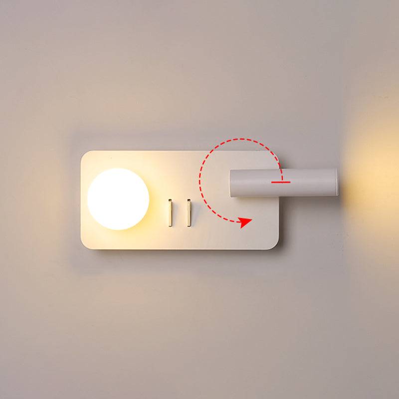 Modern Simplicity Style Bedside Reading Lamp Spotlight Design LED Wall Sconce for Bedroom