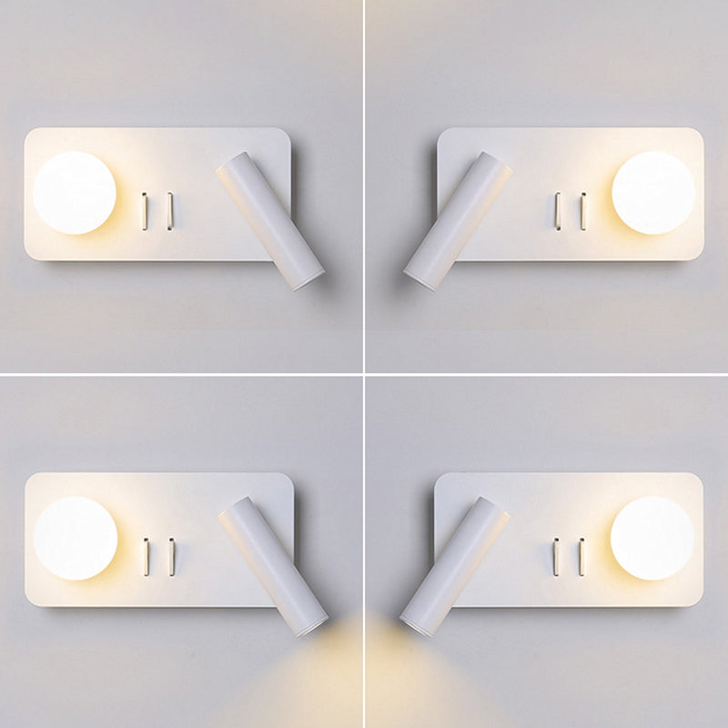 Modern Simplicity Style Bedside Reading Lamp Spotlight Design LED Wall Sconce for Bedroom