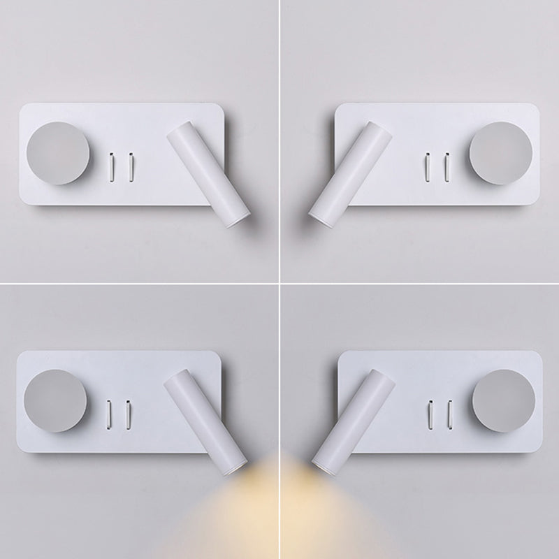 Modern Simplicity Style Bedside Reading Lamp Spotlight Design LED Wall Sconce for Bedroom