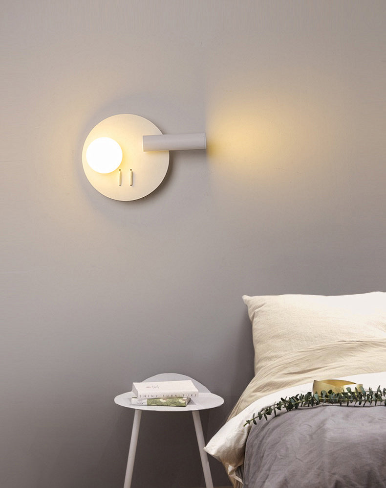 Modern Simplicity Style Bedside Reading Lamp Spotlight Design LED Wall Sconce for Bedroom