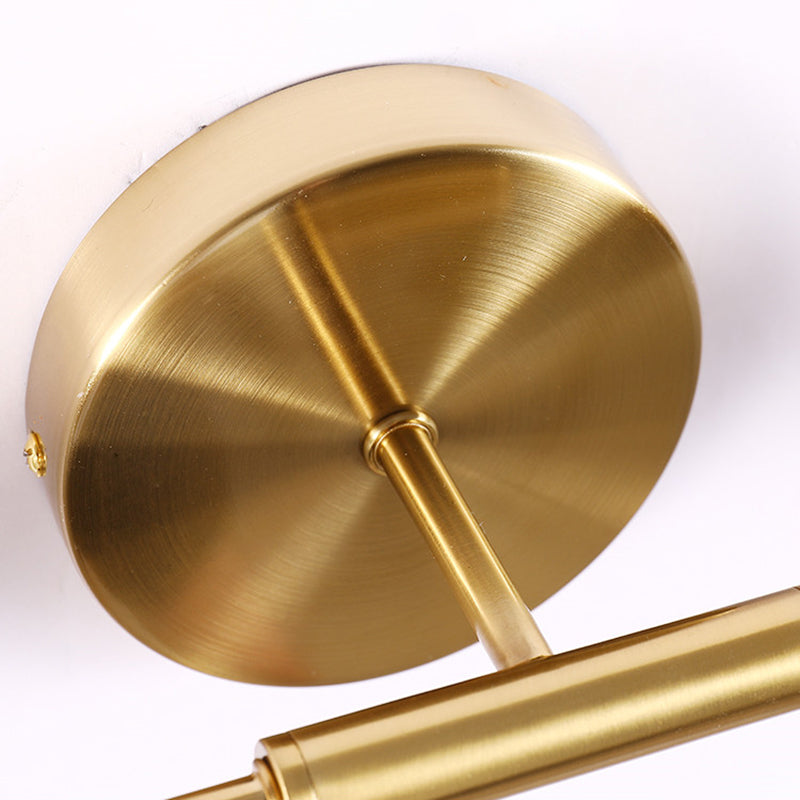 Shaded Wall Lighting Fixture Contemporary Style Metal Bedroom Wall Mounted Light