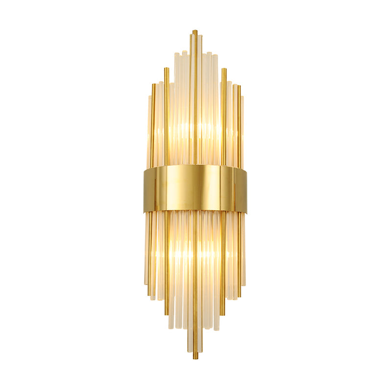 Kristal gearceerde muur sconce verlichting hedendaagse stijl muur gemonteerd verlichtingsarmatuur