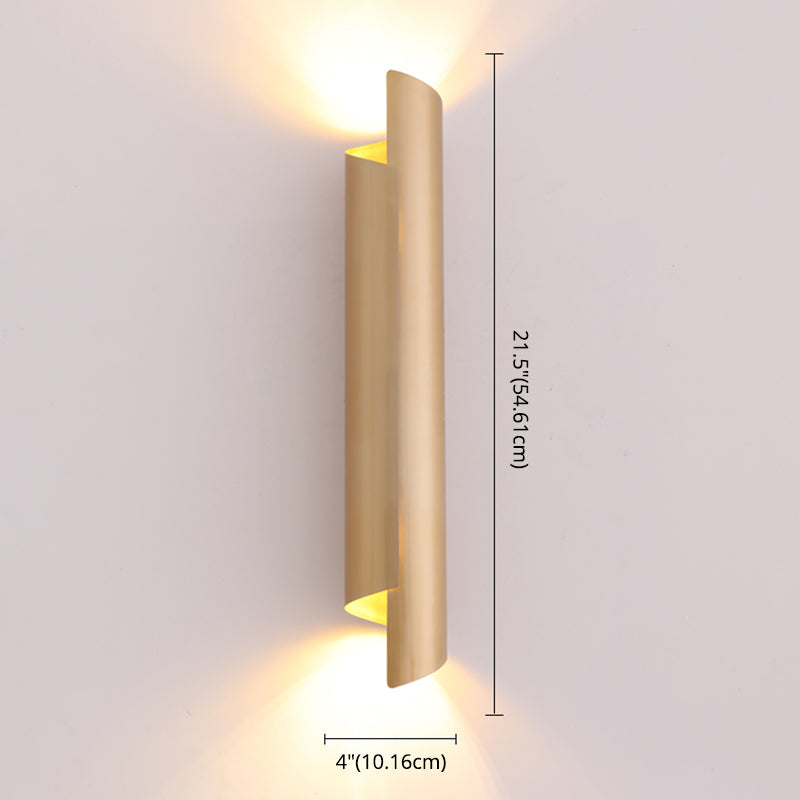 Gewikkelde muurverlichting armatuur eigentijdse stijl metalen wand gemonteerd verlichtingsarmatuur